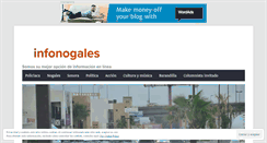 Desktop Screenshot of infonogales.com